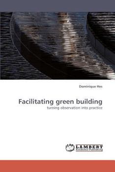Paperback Facilitating green building Book