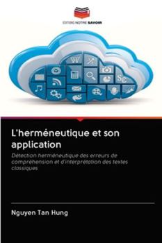 Paperback L'herméneutique et son application [French] Book
