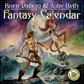 2021 Boris Vallejo and Julie Bell's Fantasy Wall Calendar
