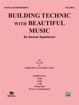 Paperback Building Technic With Beautiful Music, Bk 1: Piano Acc. Book
