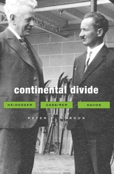 Paperback Continental Divide: Heidegger, Cassirer, Davos Book