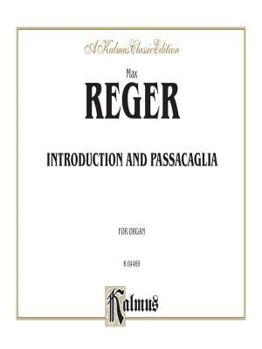 Plastic Comb Reger Intro & Passacaglia/or (Kalmus Edition) Book