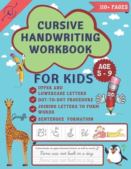 Paperback Cursive Handwriting Workbook: Cursive Handwriting workbook for grades 2 - 4 Book