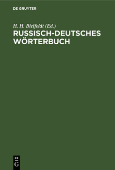 Hardcover Russisch-Deutsches Wörterbuch [German] Book