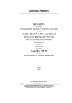 Paperback Corporate inversions Book