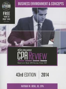 Paperback Bisk CPA Review: Business Environment & Concepts - 43rd Edition 2014 (Comprehensive CPA Exam Review Business Environment & Concepts) (CPA Review. ... Review. Business Environment and Concepts) Book