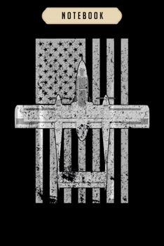 Notebook: Ov 10 bronco military airplane vintage flag pilot  Notebook|6x9(100 pages)Blank Lined Paperback Journal For Student, kids, women, girls, boys, men, birthday gifts|Pilot gifts notebook