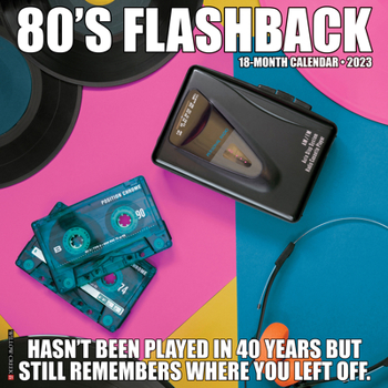 Calendar 80's Flashback 2023 Wall Calendar Book