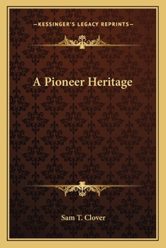 Paperback A Pioneer Heritage Book