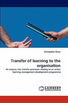 Paperback Transfer of Learning to the Organisation Book