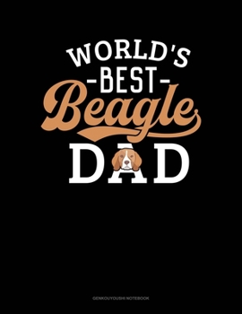 Paperback World's Best Beagle Dad: Genkouyoushi Notebook Book