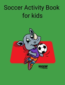 Paperback Soccer Activity book for kids Book