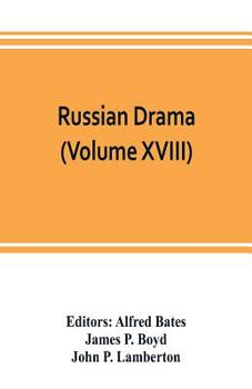 Paperback Russian Drama (Volume XVIII) Book