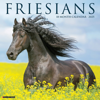 Calendar Friesians 2025 12 X 12 Wall Calendar Book