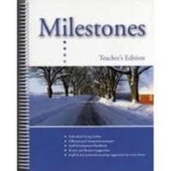 Hardcover Milestones Intro: Teacher S Edition Book