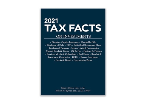 Paperback 2021 Tax Facts on Investments Book