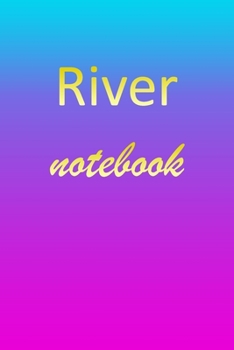 Paperback River: Blank Notebook - Wide Ruled Lined Paper Notepad - Writing Pad Practice Journal - Custom Personalized First Name Initia Book