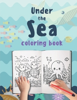 Paperback Under the Sea - Coloring Book