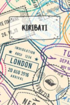 Kiribati: Dotted Travel Diary Notebook or Journey Dotted Grid Journal - Holiday Trip Pocketbook for Men and Women with Dots