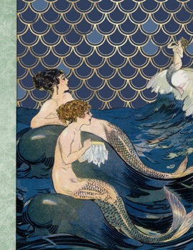 Daily Reflections Dated Journal: Vintage Mermaids | 365 Page to a Day Daily Inspirational Quotes Journal 11"x 8.5" Paperback Diary Planner (Dated Daily Journal)