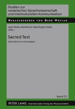Hardcover Sacred Text: Explorations in Lexicography Book