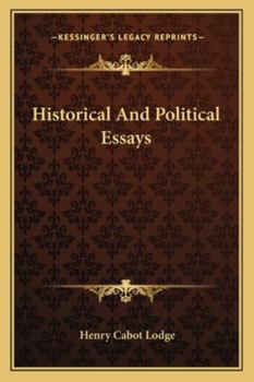 Historical and political essays (Essay index reprint series)