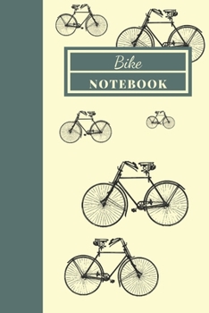 Paperback Bike notebook: Cycling gifts for men funny - Lined notebook/journal/composition notebook Book