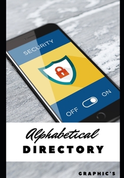 Alphabetical Directory: 160 pages - Addresses - Contacts - Notebook - Passwords - Phone numbers - Emails - Friends - Family - Business