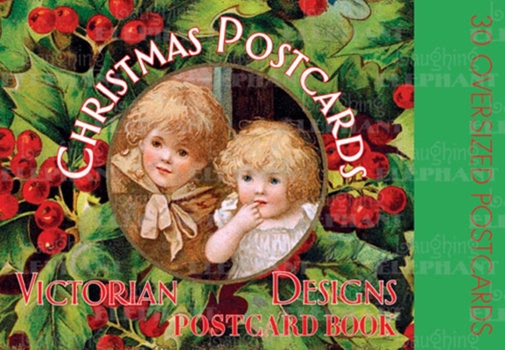 Paperback Christmas Postcards: Victorian Designs Book