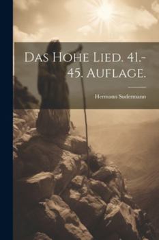Paperback Das hohe Lied. 41.-45. Auflage. [German] Book