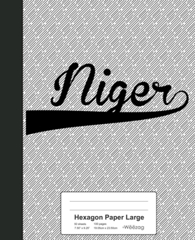 Paperback Hexagon Paper Large: NIGER Notebook Book