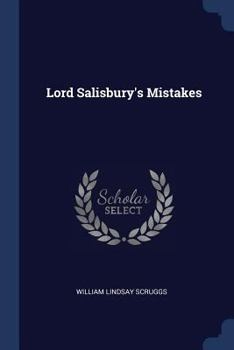 Paperback Lord Salisbury's Mistakes Book
