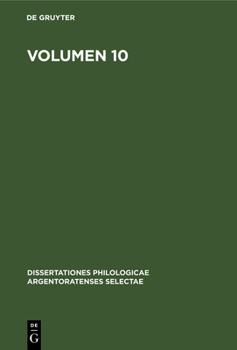 Hardcover Volumen 10 [Latin] Book