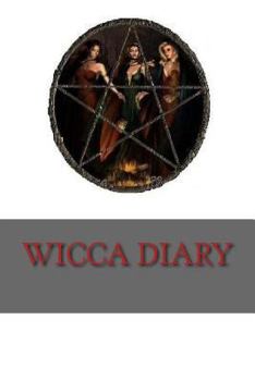 Paperback Wicca Diary: Blank Personal Use Wicca Diary Book