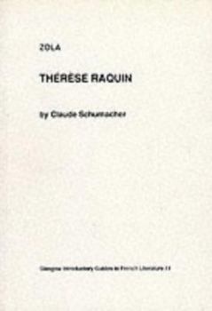 Paperback Therese Raquin, Zola: Critical Monographs in English Book