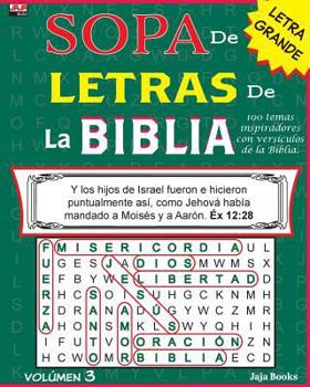 Paperback SOPA de LETRAS de la BIBLIA, Volúmen 3 [Spanish] Book