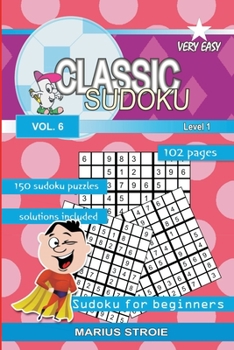 Paperback Classic Sudoku - very easy, vol. 6: grids 9x9 Book