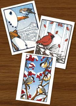 Cards Winter Birdies Assortment (Boxed): Boxed Set of 6 Cards Book