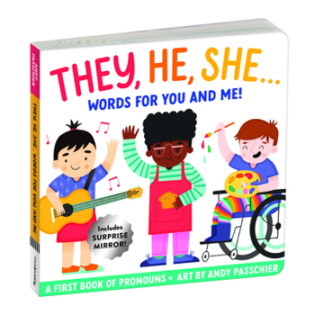 Board book They, He, She: Words for You and Me Board Book