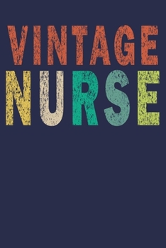 Paperback Vintage Nurse: Funny Nurse Journal Gift Book