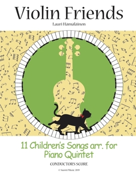 Paperback 11 Children's Songs arr. for Piano Quintet: Conductor's Score Book