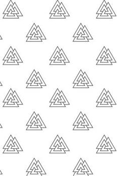 Paperback Viking Pattern - Go To Valhalla 68: Graph Paper 5x5 Notebook for Norse Mythology Lovers Book