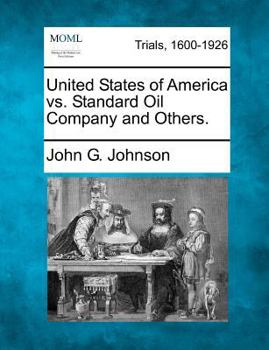 Paperback United States of America vs. Standard Oil Company and Others. Book