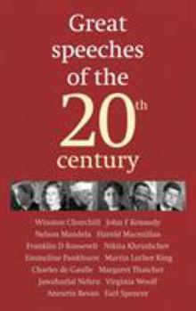 Hardcover Great Speeches of the 20th Century Book