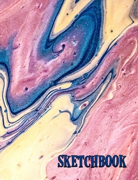 Sketchbook: Notebook for Sketching, Doodling, Painting, Drawing or Writing 8.5 x 11 100 Pages, 8.5 x 11 (Pretty Cute Abstract Cover Vol. 61) (Jolly Pockets Sketchbooks)