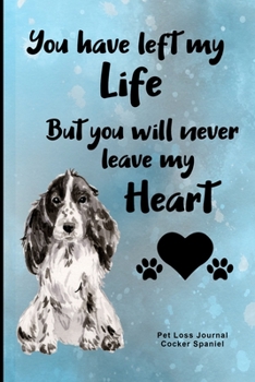 Pet Loss Journal Cocker Spaniel: Guided Prompt Keepsake Workbook