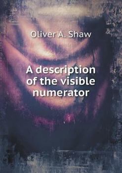 Paperback A description of the visible numerator Book