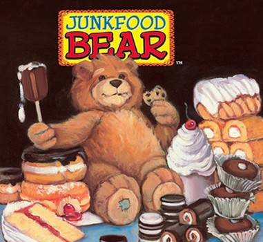 Hardcover Junkfood Bear Book