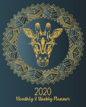 2020 Monthly & Weekly Planner: Jan 2020 to Dec 2020: Weekly & Monthly Planner | Fun Patterns to Color Inside | Dated Planner & Organizer with 2-Page Spreads and Bonus Pages