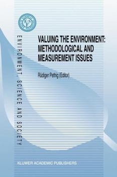 Paperback Valuing the Environment: Methodological and Measurement Issues Book